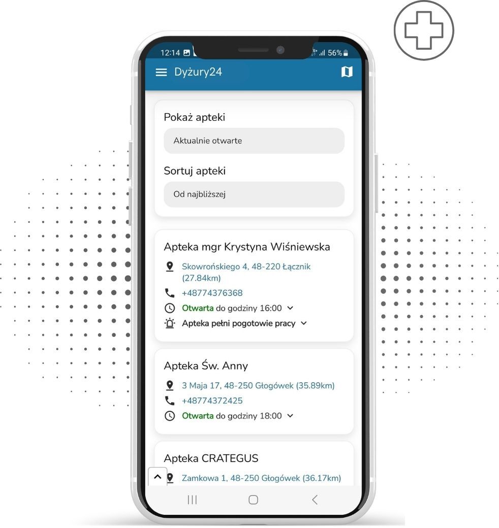 Moduł Dyżury aptek (SOL365)